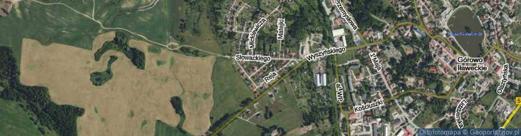 Zdjęcie satelitarne Kochanowskiego Jana ul.